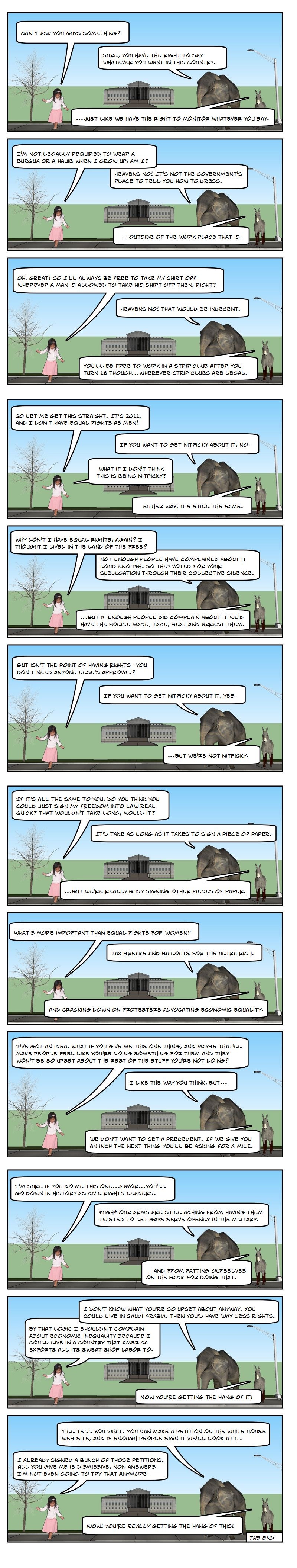 (Comic) How Gender Equality Works