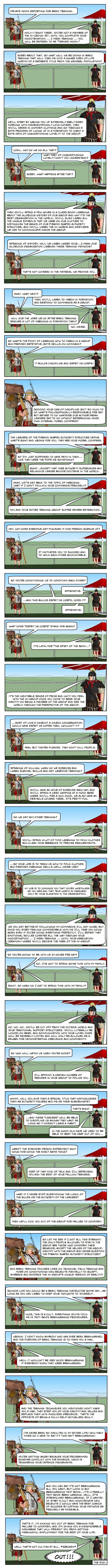 (Comic) How Basic Training Works